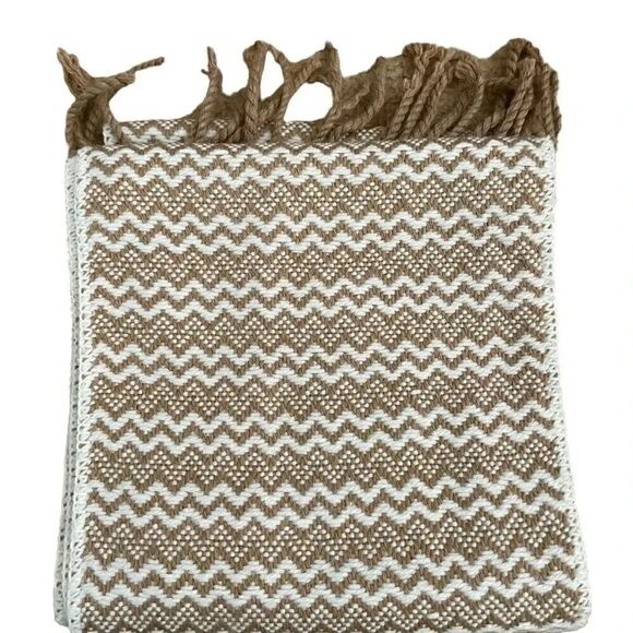 Alpasur White Cream Abstract Tinsel Alpaca Women’s Scarf One Size #1011 - Picture 4 of 11